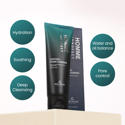 Homme Innofect Control Foam Cleanser