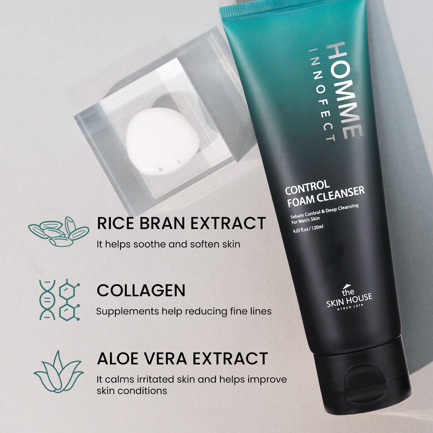 Homme Innofect Control Foam Cleanser