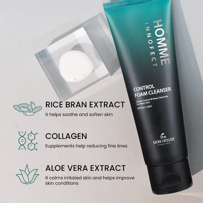 Homme Innofect Control Foam Cleanser