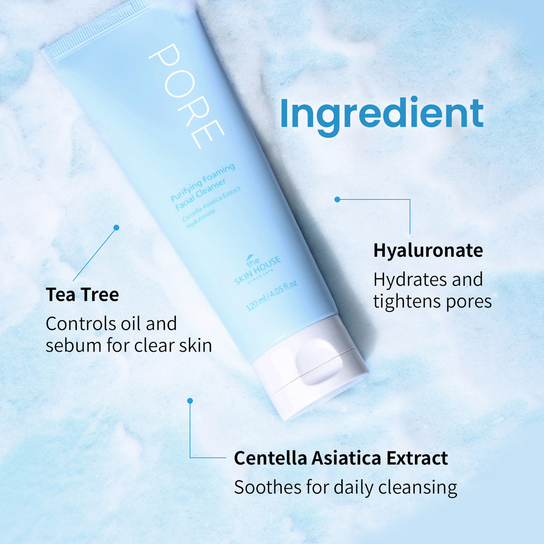PORE Purifying Foaming Facial Cleanser