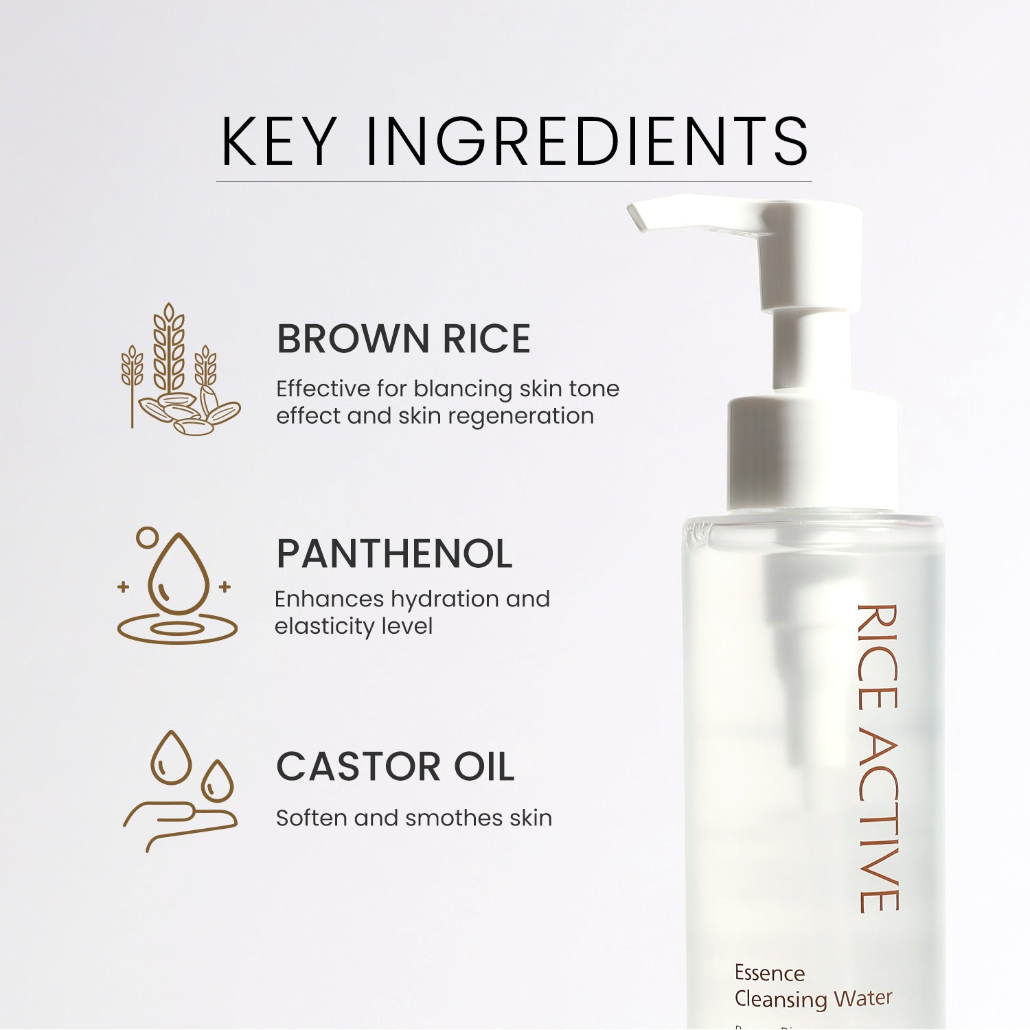 Rice Active Essence Cleansing Water