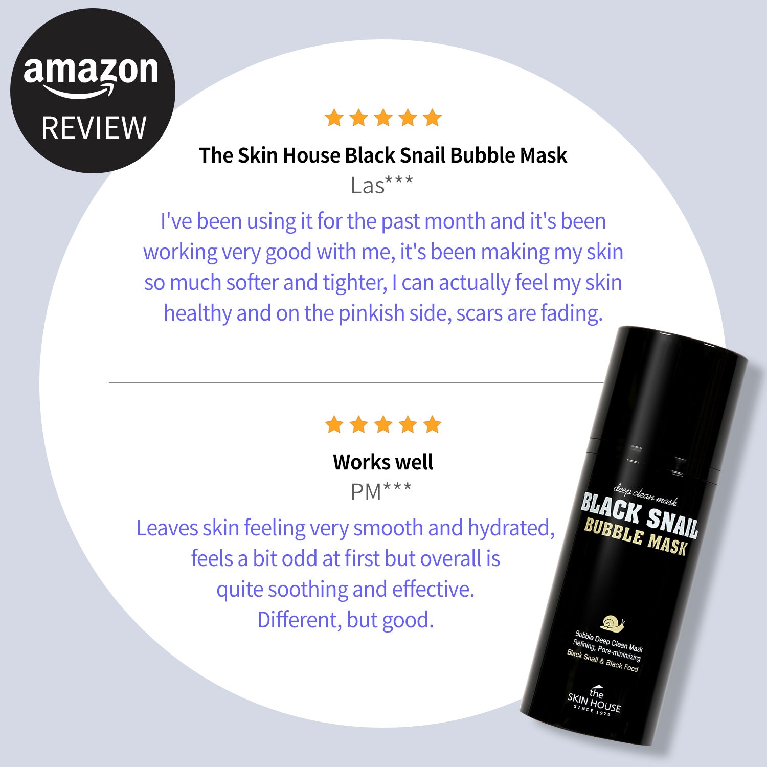 Black Snail Bubble Mask